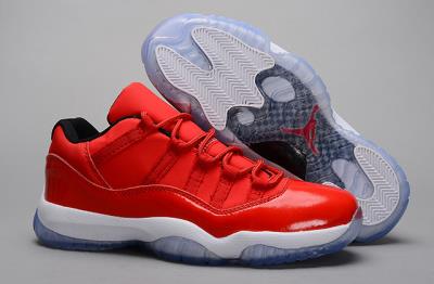 Cheap Air Jordan 11 Red white low cut wholesale No. 268